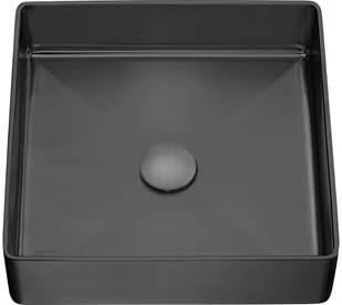 Laveo Umywalka stalowa nablatowa Polla VUP_722S - Umywalki - miniaturka - grafika 4