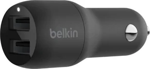 BELKIN Ładowarka samochodowa Dual USB-A Car Charger 12W x2 czarna CCB001btBK - Ładowarki samochodowe - miniaturka - grafika 3