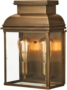 Elstead Lighting OLD BAILEY OLD BAILEY/L BR kinkiet 2x100W E27 - Lampy ogrodowe - miniaturka - grafika 3