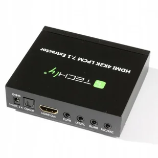 Techly HDMI 4K audio extractor SPDIF Toslink 4x Jack 3.5mm LPCM 5.1CH 7.1CH (025756) - Adaptery i przejściówki - miniaturka - grafika 9