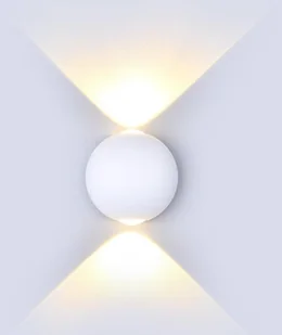 v-tac Kinkiet Ścienny V-TAC 6W LED Szary Okrągły IP65 VT-836 4000K 660lm - Lampy ścienne - miniaturka - grafika 6