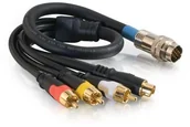 Akcesoria car audio - Cables To Go RapidRun S-Video + Composite Video + Stereo Audio V.2 Break-Away Flying Lead  Video/ 87059 - miniaturka - grafika 1