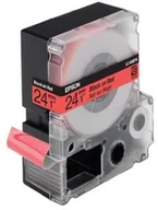 Papier do drukarek - Epson lc6rbp9 Pastell Czarny na czerwonym taśmy 24 MM zapewnia LabelWorks 900p C53S627400 - miniaturka - grafika 1