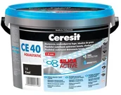 Fugi - Ceresit Fuga elastyczna CE 40 Aquastatic coal 2 kg 1995650 - miniaturka - grafika 1