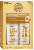 Zestawy kosmetyków damskich - INOAR INOAR Absolut DayMoist CLR zestaw regenerujący zniszczone włosy INOAR11 - miniaturka - grafika 1
