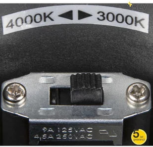 Spotline SLV OVALISK WL zewnętrzna oprawa ścienna LED kolor antracytowy przełącznik CCT 3000/4000 K 1004678 - Lampy ogrodowe - miniaturka - grafika 5