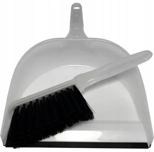 Szufelka z gumą plastikowa + zmiotka szczotka - Miotły, szufle, mopy - miniaturka - grafika 2