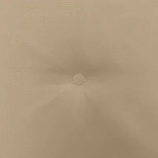 vidaXL Poduszki na krzesła ogrodowe, 4 szt., beżowe, 40 x 40 x 3 cm - Poduszki ogrodowe - miniaturka - grafika 2