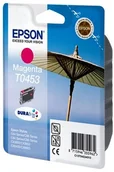 Tusze zamienniki - Epson Wyprzedaż Oryginał Tusz Epson T0453 do Epson Stylus C-64 C-66 C-84 C-86 CX-3650 CX-6400 | 8 ml | magenta pudełko zastępcze oryginalny airbag/folia C13T04534010_BP_wyp - miniaturka - grafika 1