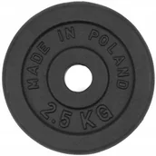 Obciążenia - Talerz żeliwny 2,5kg obciążenie krążek 28mm nowe - miniaturka - grafika 1