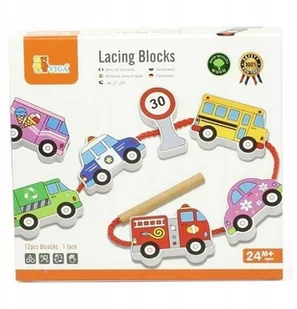 VIGA Klocki - pojazdy na drodze (1557) - Klocki - miniaturka - grafika 3