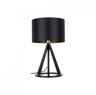 Lampy stojące - Spotlight Premium Collection Lampa stołowa Victoria 6534904 SPOTLight Premium Collection czarno-miedziana oprawa w nowoczesnym stylu 6534904 - miniaturka - grafika 1