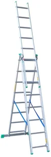 Drabex 996 99674943 Drabina aluminiowa 3x9 na schody wysokość robocza 7,30m) 74943-uniw - Drabiny Drabex 996 99674943 Drabina aluminiowa 3x9 na schody wysokość robocza 7,30m) 74943-uniw - Drabiny - miniaturka - grafika 2