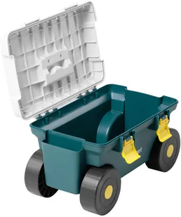 hillvert Siedzisko ogrodowe schowek 80 kg HT-RUNDLE-9 - Taczki - miniaturka - grafika 7