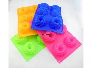 FOREMKA FORMA SILIKONOWA -babeczki muffinki 6 szt - Formy do ciast - miniaturka - grafika 2