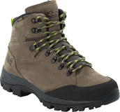 Buty trekkingowe męskie - Jack Wolfskin Rebellion Texapore Mid Shoes Men, brązowy UK 8,5 | EU 42,5 2022 Trapery turystyczne 4051171-4287-085 - miniaturka - grafika 1