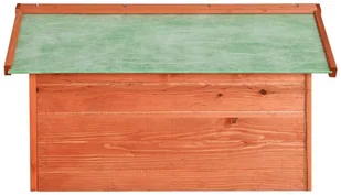 vidaXL Lumarko Garaż dla kosiarki robotycznej, 72x87x50, lite drewno jodłowe 170878 - Pozostałe narzędzia ogrodowe - miniaturka - grafika 5