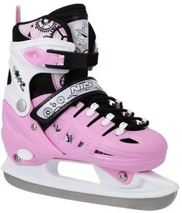 Nils EXTREME NH10905 4w1 ROŻOWE ROZM. M(35-38) ŁYŻWOROLKI Z WYM. PŁOZĄ HOKEJOWĄ EXTREME 16-25-030 - Rolki - miniaturka - grafika 2