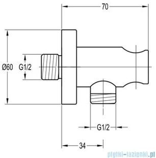 Omnires Y zestaw podtynkowy prysznicowy chrom SYSY30XCR | - Zestawy prysznicowe - miniaturka - grafika 6