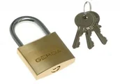 Akcesoria do drzwi - GERDA SP Z O.O Kłódka mosiężna GERDA 60 mm - miniaturka - grafika 1