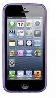 Etui i futerały do telefonów - Phonix IP5GPV Gel Protection Plus etui ochronne z folią ochronną na wyświetlacz do Apple iPhone 5 fioletowy 8018435235135 - miniaturka - grafika 1