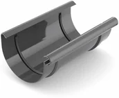 Rynny i akcesoria - Cellfast Złączka rynnowa 125 mm PVC grafit - miniaturka - grafika 1