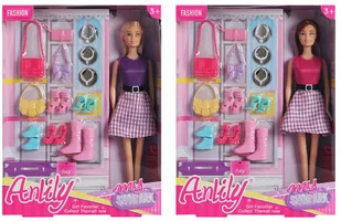 Icom Lalka Anlily z Modowymi Akcesoriami MIX 2 Wzory 30 cm 7132060 - Lalki dla dziewczynek - miniaturka - grafika 2