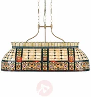 Lampy sufitowe - Clayre & Eef Niezwykła lampa wisząca Gani  styl Tiffany - miniaturka - grafika 1