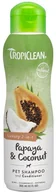 Szampony i odżywki dla psów - Tropiclean Tropiclean Papaya & Coconut 2w1 355ml - owocowy szampon i odżywka w jednym - miniaturka - grafika 1