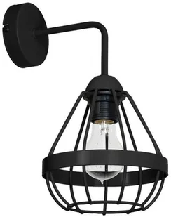 Milagro Kinkiet LAMPA ścienna CAGE 678 metalowa OPRAWA druciana klatka loft szara 678 - Lampy ścienne - miniaturka - grafika 3
