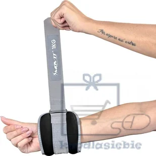 Movit Neoprenowe ciężarki mankiety odblaskowe - 2 x 1 kg - Pozostały sprzęt siłowy - miniaturka - grafika 22