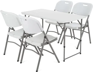 Home&Garden Zestaw mebli cateringowych 122 cm Premium 4+1 900618 - Meble ogrodowe - miniaturka - grafika 2