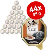 Mokra karma dla kotów - Sheba tacki 22 x 85 g Classics in Pastete kaczka i kurczak - miniaturka - grafika 1