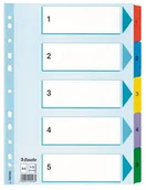 Segregatory - Esselte PRZEKŁADKI KARTONOWE MYLAR A4 1-5 - miniaturka - grafika 1