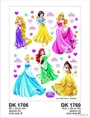 Naklejki na ścianę - Disney Naklejki na ścianę DK 1706 Princess DK 1706 - miniaturka - grafika 1