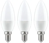 Lampy sufitowe - Paulmann lampy LED trójpak świeca 230 V, 2700 K, plastik, E14, 3.2 W, przezroczysty, 10 x 3.5 x 10 cm 284.26 - miniaturka - grafika 1