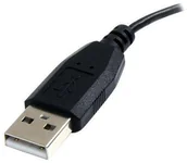 Kable USB - StarTech com com Micro USB Cable - A to Left Angle Micro B - USB-kabel UUSBHAUB3LA - miniaturka - grafika 1