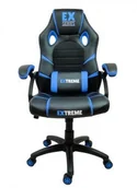 Fotele gamingowe - Zenga.pl Extreme EX czarno-niebieski - miniaturka - grafika 1