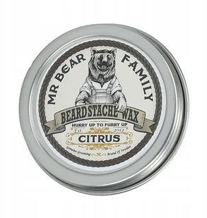 Mr Bear Family Wosk do Brody i Wąsów CYTRUSOWY 30 ml - Kosmetyki i akcesoria do pielęgnacji brody - miniaturka - grafika 2