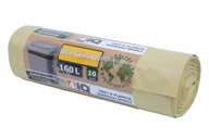 Worki na śmieci - 4IQgroup 4IQ Worki do recyclingu żółte 160 L 10 szt - miniaturka - grafika 1