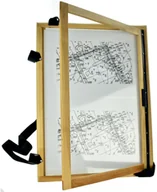 Sprzęt geodezyjny - Inny Szkicownik geodezyjny drewniany z uchwytem na długopis 2 zamknięcia A3 316041U - miniaturka - grafika 1