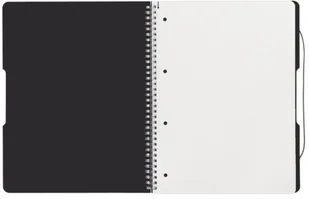 Herlitz Brulion na spirali A5/80K kratka PP czarny (2szt) - Szkolne artykuły papiernicze - miniaturka - grafika 2