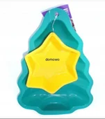 Formy do ciast - FOREMKA SILIKONOWA CHOINKA Z GWIAZDĄ - miniaturka - grafika 1