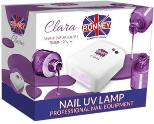 ronney RONNEY CLARA Profesjonalna lampa do paznocki UV 36W (GY-UV-818) - CIEMNY FIOLETOWY - Lampy UV do paznokci - miniaturka - grafika 3