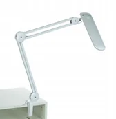 Lampy kosmetyczne - Lampa warsztatowa BSL-52 Led 12W Clip Biała - miniaturka - grafika 1