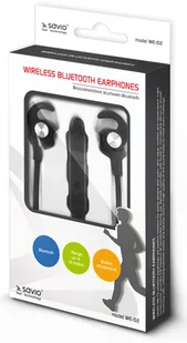 SAVIO Savio WE-02 BT - Słuchawki SAVIO Savio WE-02 BT - Słuchawki - miniaturka - grafika 5