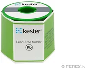 Akcesoria do lutowania - Kester GmbH (MPP) Bezołowiowy drut lutowniczy Sn96,5Ag3,0Cu0,5, średnica: 1,0 mm, masa szpuli: 500g 40500759 - miniaturka - grafika 1