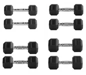 Hantle i ciężarki - THORN+FIT Zestaw hantli HEX 2 x 2,5 10 kg - miniaturka - grafika 1