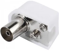 Złącza, przejściówki, adaptery - Vivanco 48010 kątowy biały - miniaturka - grafika 1