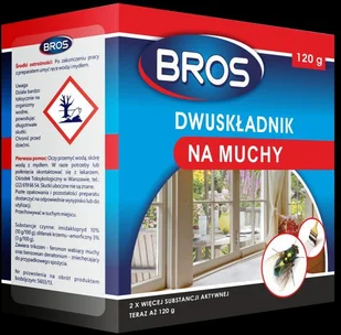 Bros PREPARAT NA MUCHY PŁYN DWUSKŁADNIKOWY - Zwalczanie i odstraszanie szkodników - miniaturka - grafika 2